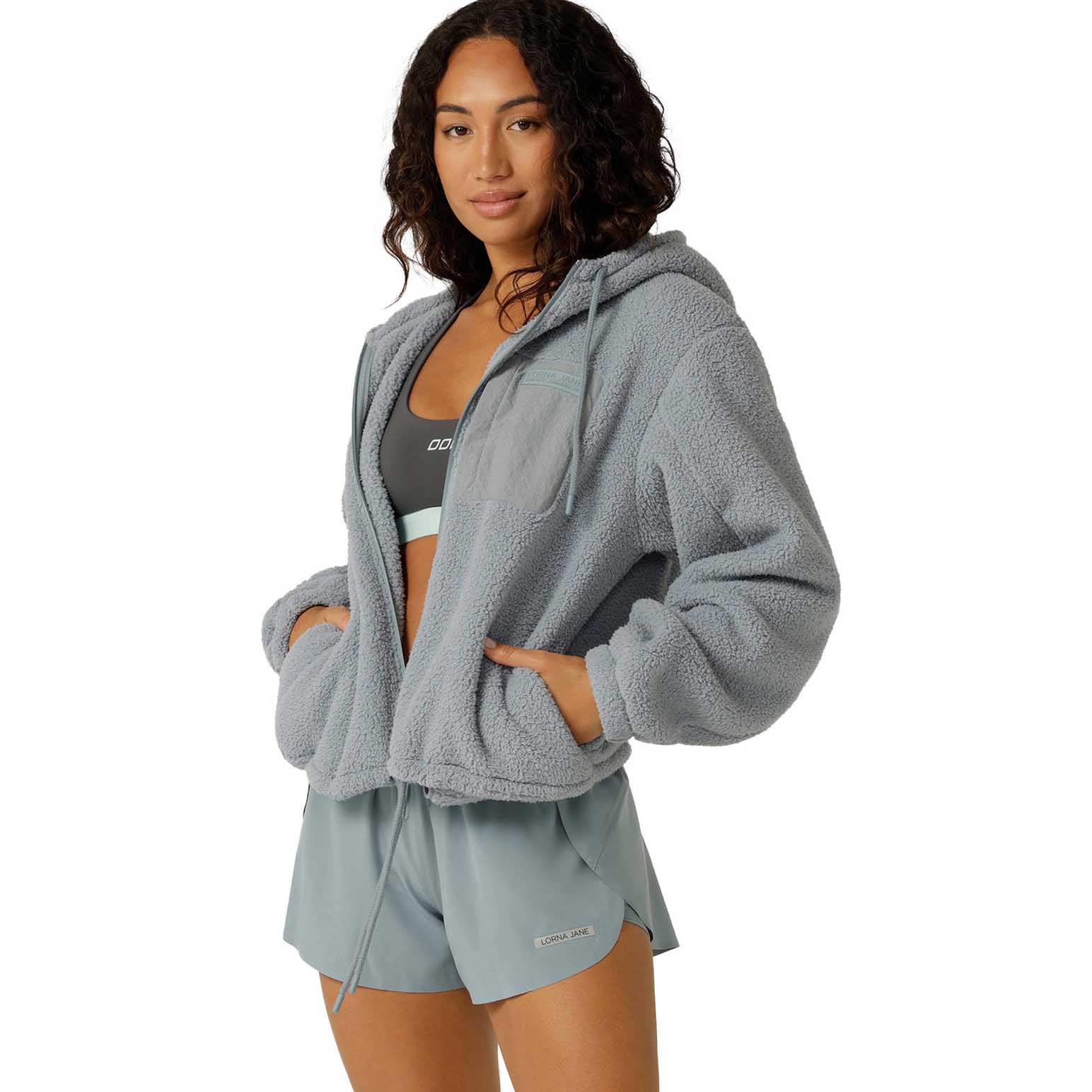 Lorna Jane Teddy Zip Through Hoodie